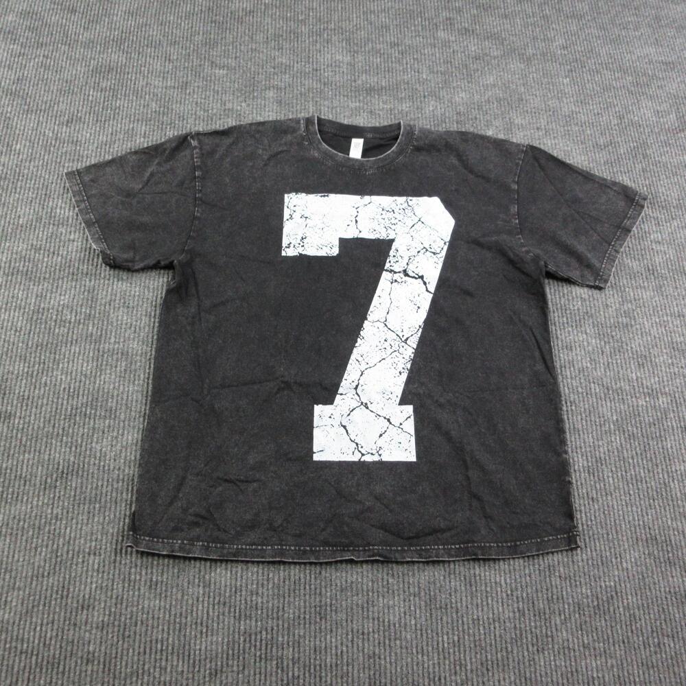 Forgive 70x7 Shirt Mens L Black Cotton Crew Neck Christian Graphic Tee